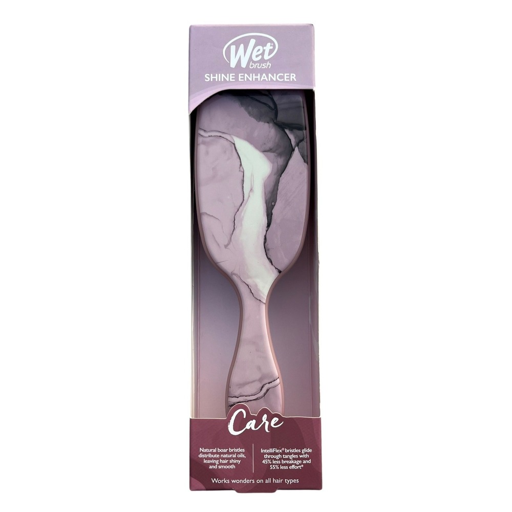 Wet Brush Shine Enhancer Mauve Marble IntelliFlex Boar Bristles